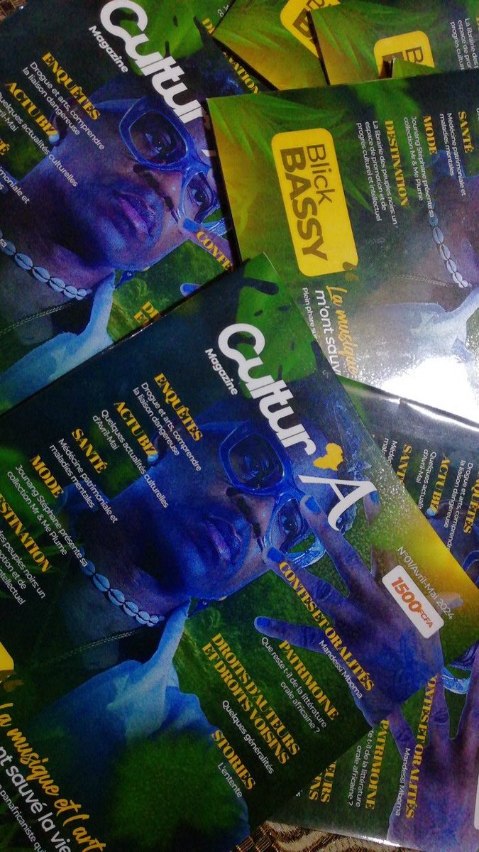 ElsaBANG28's tweet photo. Le premier numéro du Magazine est toujours disponible au prix de 1500 franc au 650904767 ou encore à l'adresse e-mail culturamagazine244@gmail.com. https://t.co/Gn5oH7uB9j