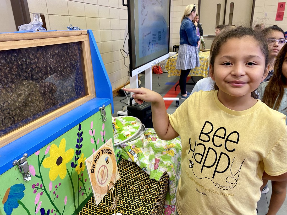 You wouldn’t “bee-lieve” how much our @TISDDPES⁩ students learned today about bees from Ally with Bee EZ Apiary. It was so much fun! #destinationexcellence