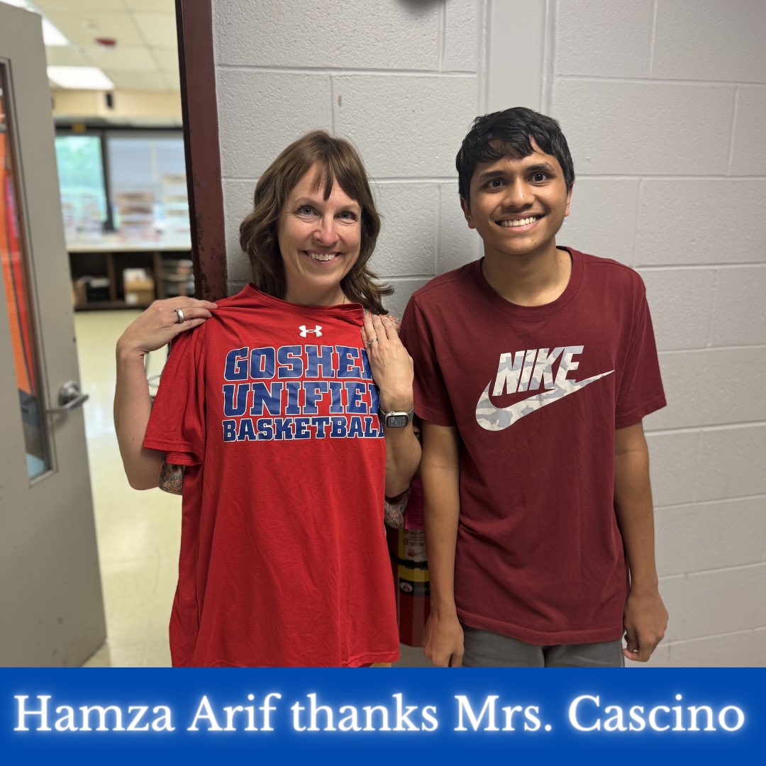 (2/2) As our Unified Basketball season comes to a close, our athletes wanted to say “thank you” to adults in our school community who have made positive impacts on their academic and athletic journeys. <a href="/GCSDAthletics/">Goshen Athletics</a> <a href="/OCIAASports/">OCIAA</a> <a href="/UnifiedSportsNY/">Unified Sports NY</a>