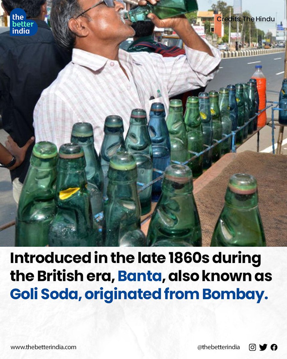 What makes it special is the marble that seals the drink! Curious to know how?
Swipe for the details. >>

#Banta #StreetFood #TravelTips #EcoFriendly #nostalgia #summer #heatwave #BeatTheHeat #SummerDrinks #childhoodmemories