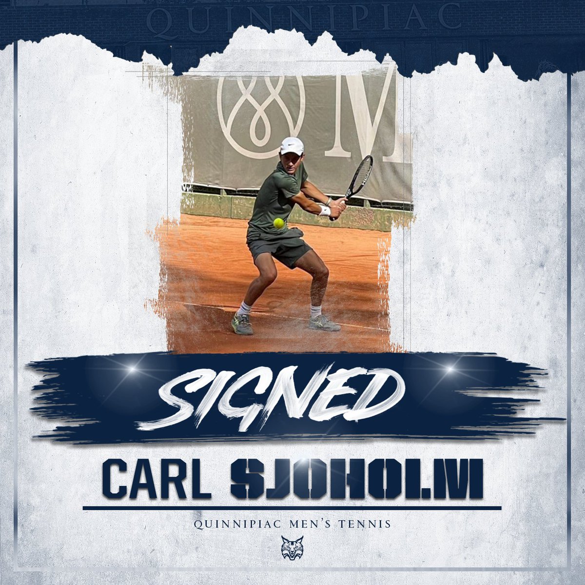 𝐒𝐢𝐠𝐧𝐞𝐝!

Join us in welcoming Carl Sjoholm from Sweden to Hamden! 

#BobcatNation