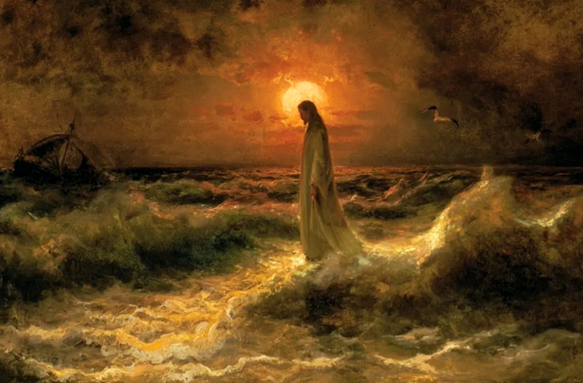 Julius von Klever Christ Walking on Water c.1880