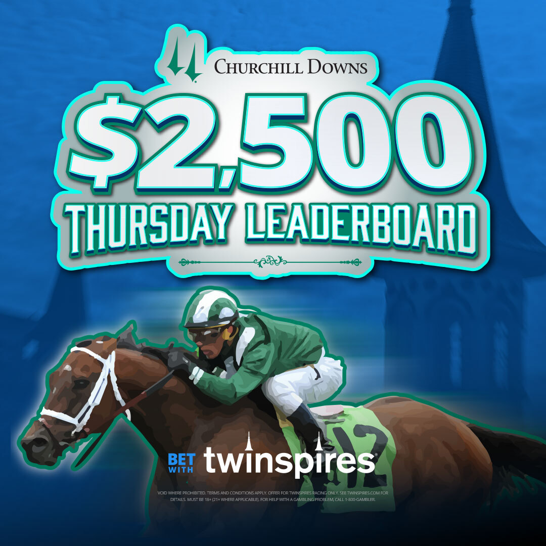 Join the leaderboard competition for a chance to win a portion of the $2,500 prize pool at Churchill Downs! Every Thursday during the meet. 🤩 Opt in ⤵️ spr.ly/6014dKcdg