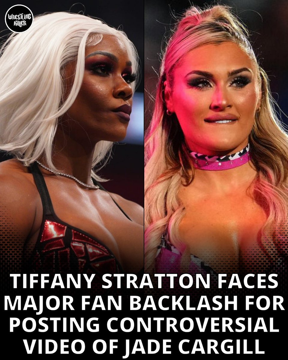 Tiffany Stratton is facing significant backlash from #WWE fans for posting a very controversial video of Jade Cargill that she has now deleted Find out more 👉 tinyurl.com/9pc4wnh4
