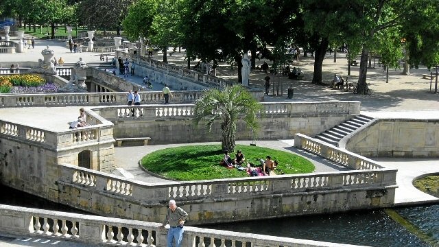 This 18th century #garden one ups Mother Nature #TheParisEffect #Nimes #JardinsdelaFontaine #RomanRuins #France #travel