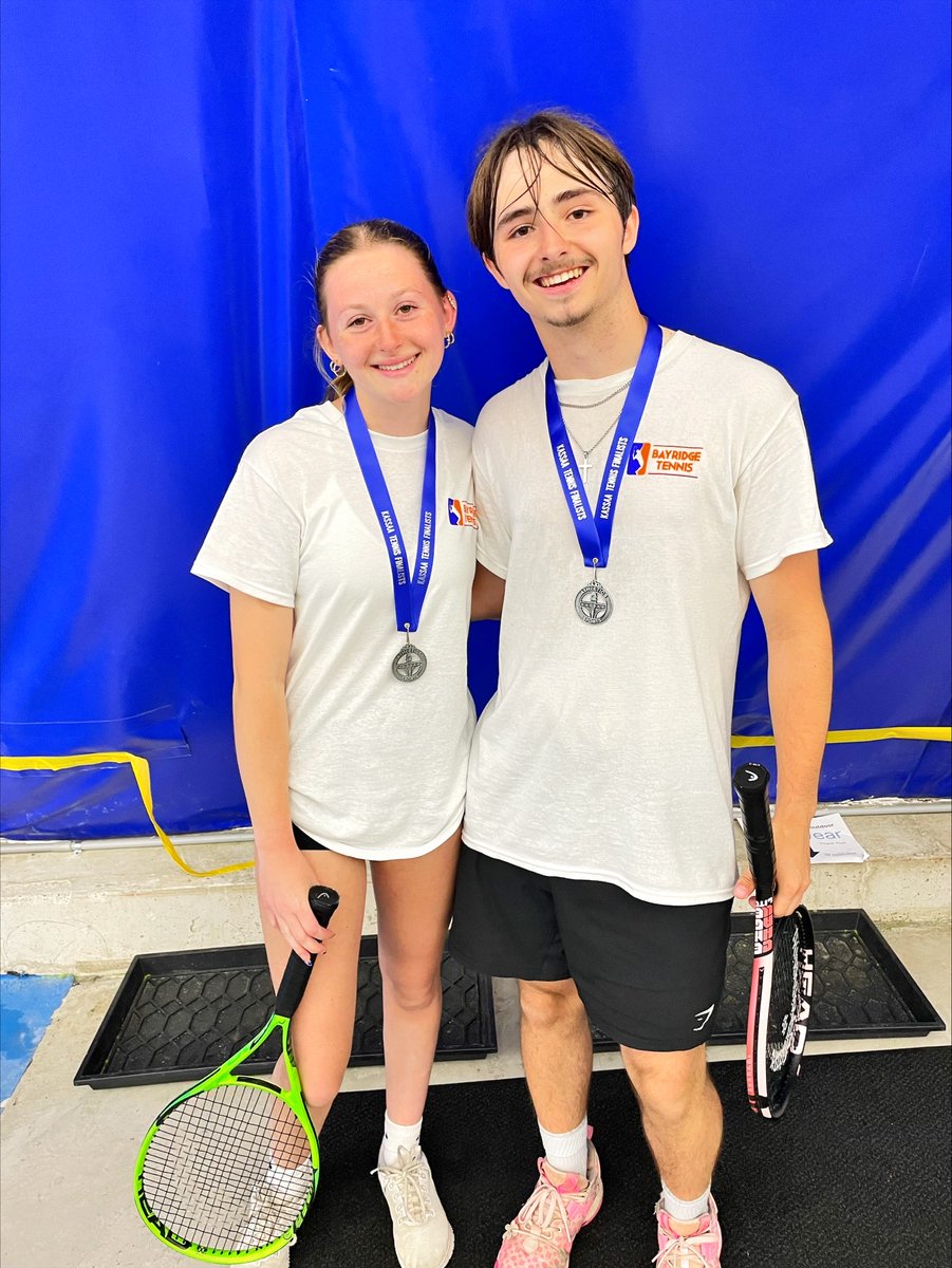 Our Blazers are showing True Grit it at KASSAA Tennis today! Hanna brought home the Gold in JR Singles & Ava and Aiden captured Silve in SR Mixed Doubles!