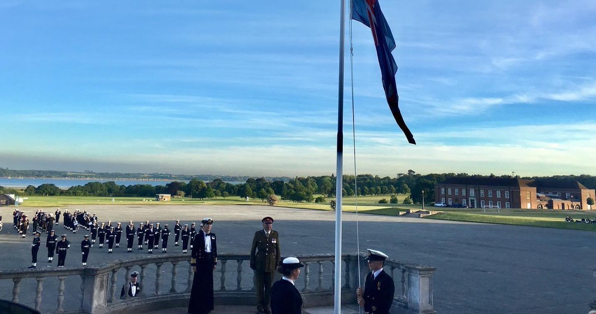 - “Sunset, Sir/Ma’am!” - “Make it so.” Watch members of the @RHSSuffolk Band and Ceremonial Guard of Honour tomorrow (Friday 17 May) at 18:45 for the Sunset Ceremony.