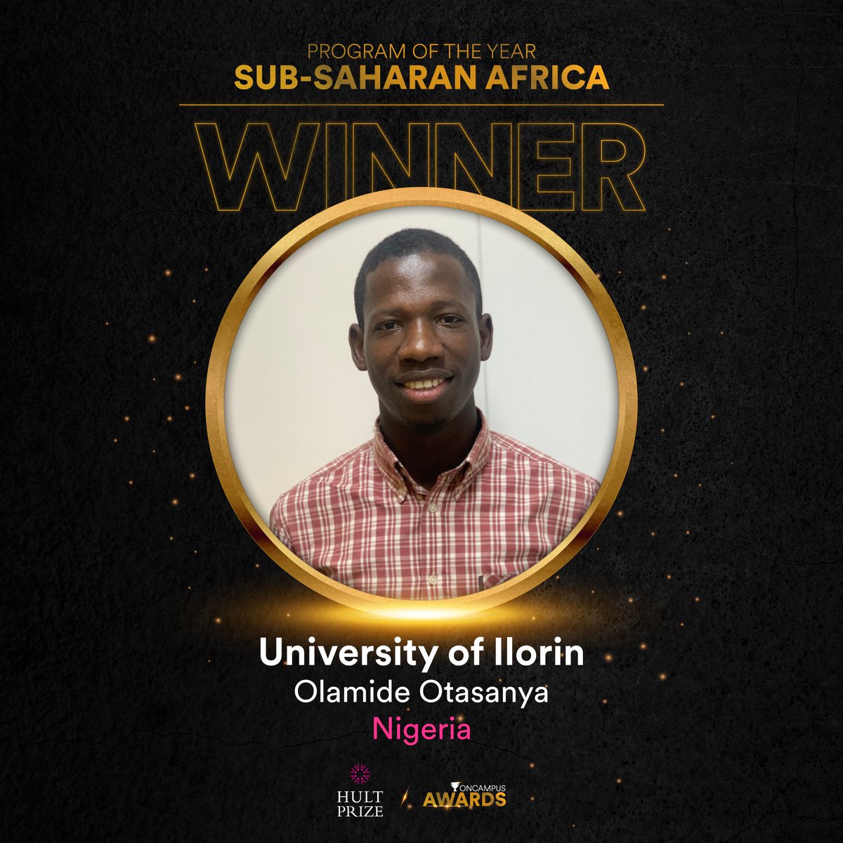 Join us in congratulating the winner of the 2024 OnCampus Awards Program of the Year in Africa. 🌍🏆

Olamide Otasanya is now nominated for the World Program of the Year, which will be announced and awarded in September at the Global Finals in London! 🇬🇧