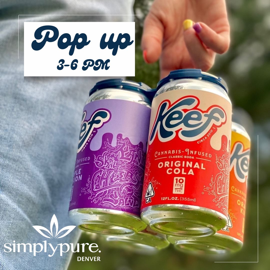 Hey Purest! It’s Thirsty Thursday, which means 30% off Keef Drinks all day long! 🥤 We have something extra special with a pop-up happening with Keef today from 3-6 pm. 🎉 Grab some free merch and enjoy the sale! We now carry Keef in both 100mg and 10mg drinks. #BlackOwned