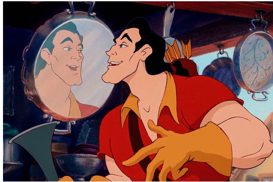 SadLittleStream's tweet image. Harrison Butker is the real-life Gaston. No room for anyone else in that ego.