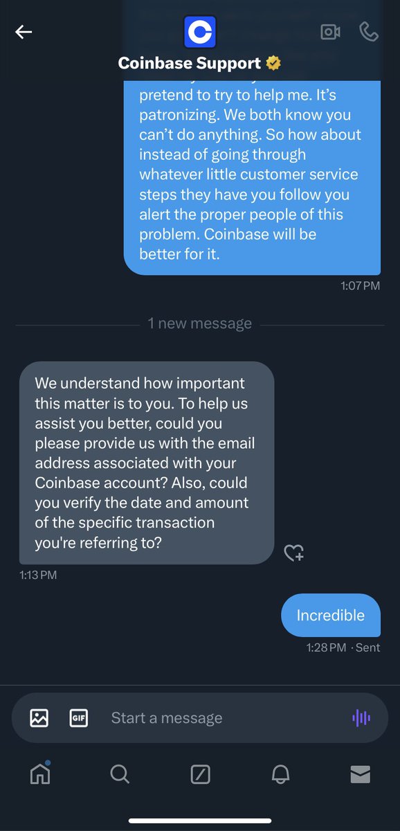 You guys have the worst customer service I’ve ever seen @coinbase @CoinbaseSupport @brian_armstrong