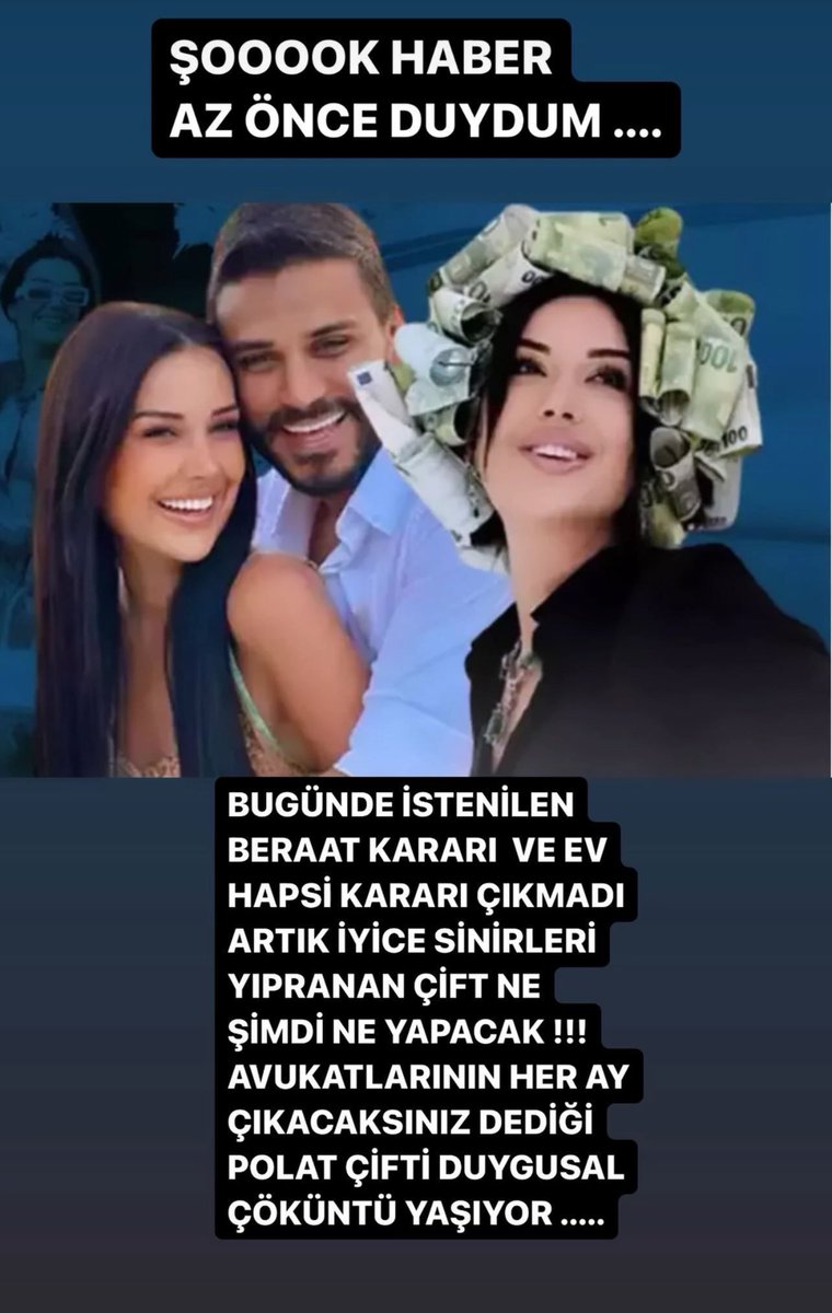 HER AY ÇIKACAK DENİLEN ÇİFT BU SEFERDE HAPİSTEN ÇIKAMADI.... !!!!
