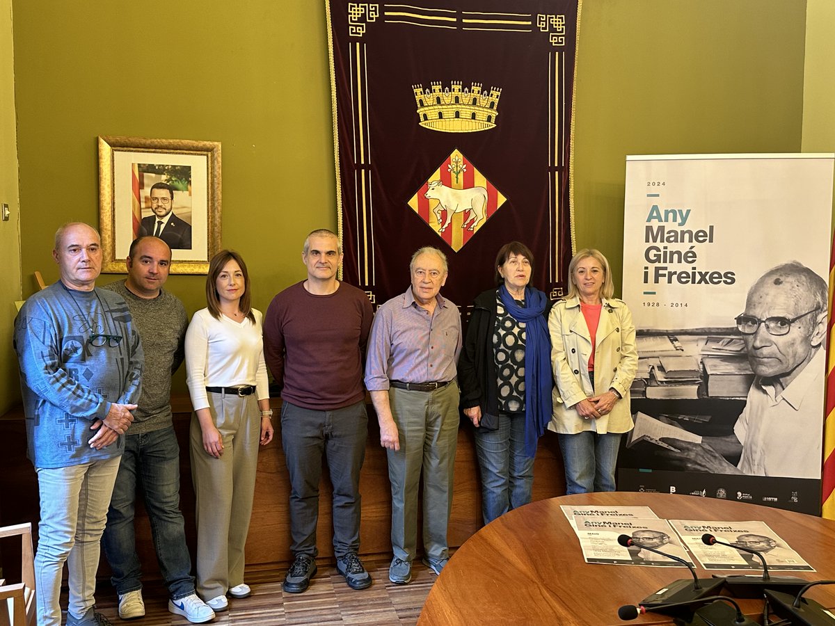 LesBorgesTV's tweet photo. 🎥VÍDEO II #LesBorges comença la commemoració de l'Any Manel Giné i Freixes.

https://t.co/E2DDoa0VBG https://t.co/2z6hPwl2Kr