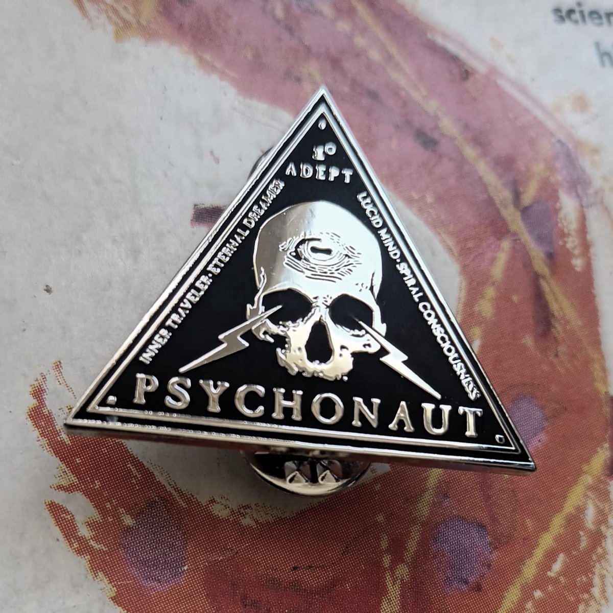 Süper cool Psychonaut pin by @torvenius