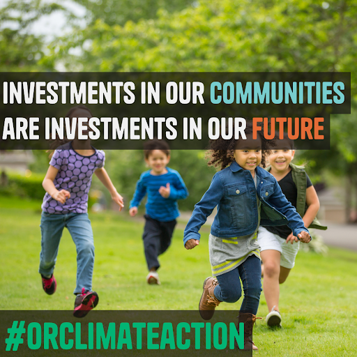 Oregon needs the #ClimateProtectionProgram to cut climate pollution in every community. That's why we've joined the Coalition for Climate and Economic Justice -- to ensure a healthy and safe environment for all Oregonians.