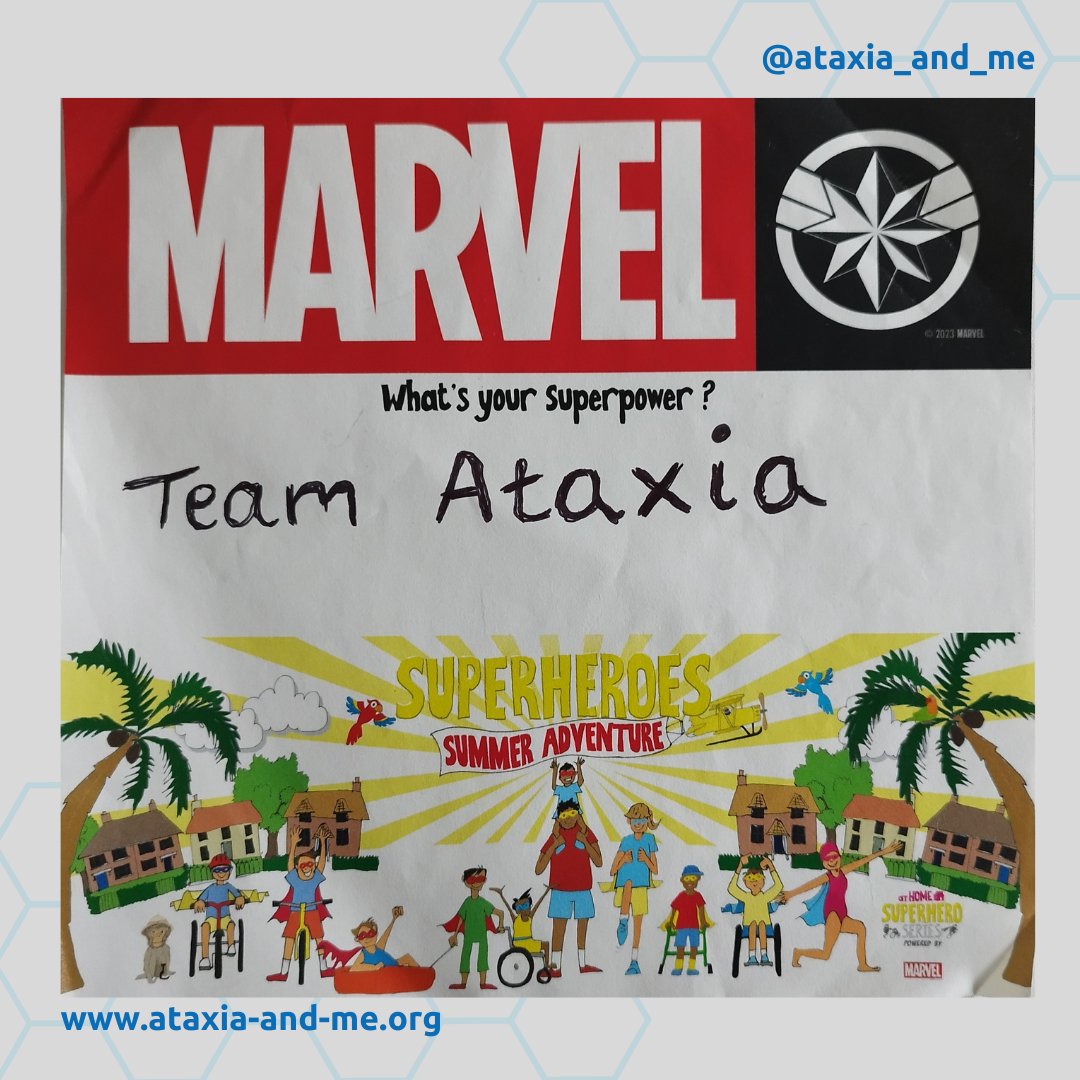 while watching EastEnders , be #MARVEL ous and
Signup for #TeamAtaxia (at home) via @SuperheroTri

race-nation.co.uk/register/super…

#FindYourPower for #Ataxia awareness #Charity