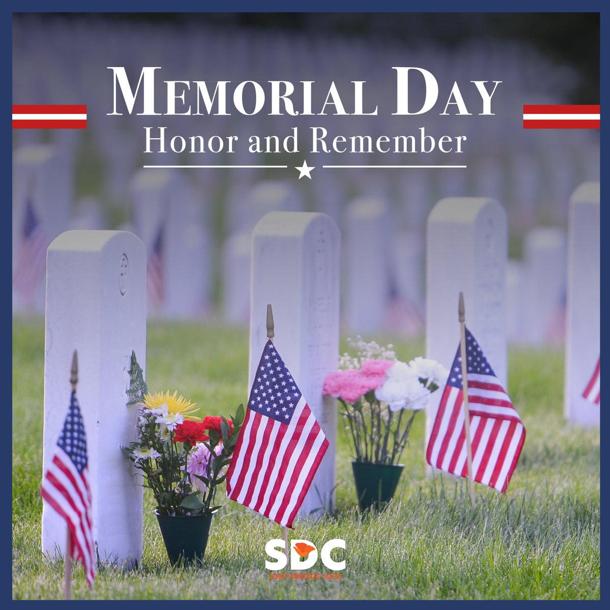 Today let's take a moment to honor and remember those who gave the ultimate sacrifice in service in service to our nation. To those that lost a loved one while serving in the U.S. forces, we thank them for their service. #CASenateDems #UnitedStates #MemorialDay