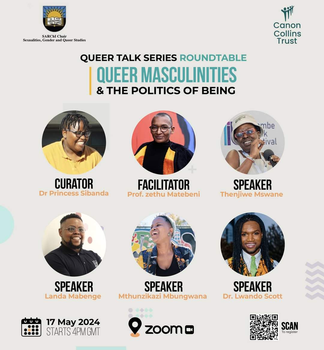 📣 'Queer Masculinities and The Politics of Being'

Register: bit.ly/Queertalk