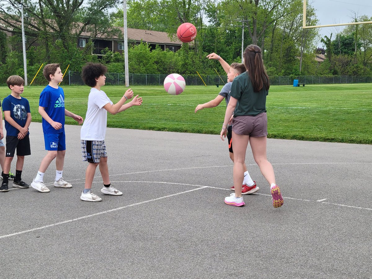 Ms_Corner's tweet photo. Students are learning all about growth mindset, perseverance, teamwork, positive self-talk, and good sportsmanship this week as we prepare for the Jim Basketball Jones assembly. There are classroom lessons, STEM projects, read-alouds in the library, and teamwork activities in PE. https://t.co/Br3r0YhStX