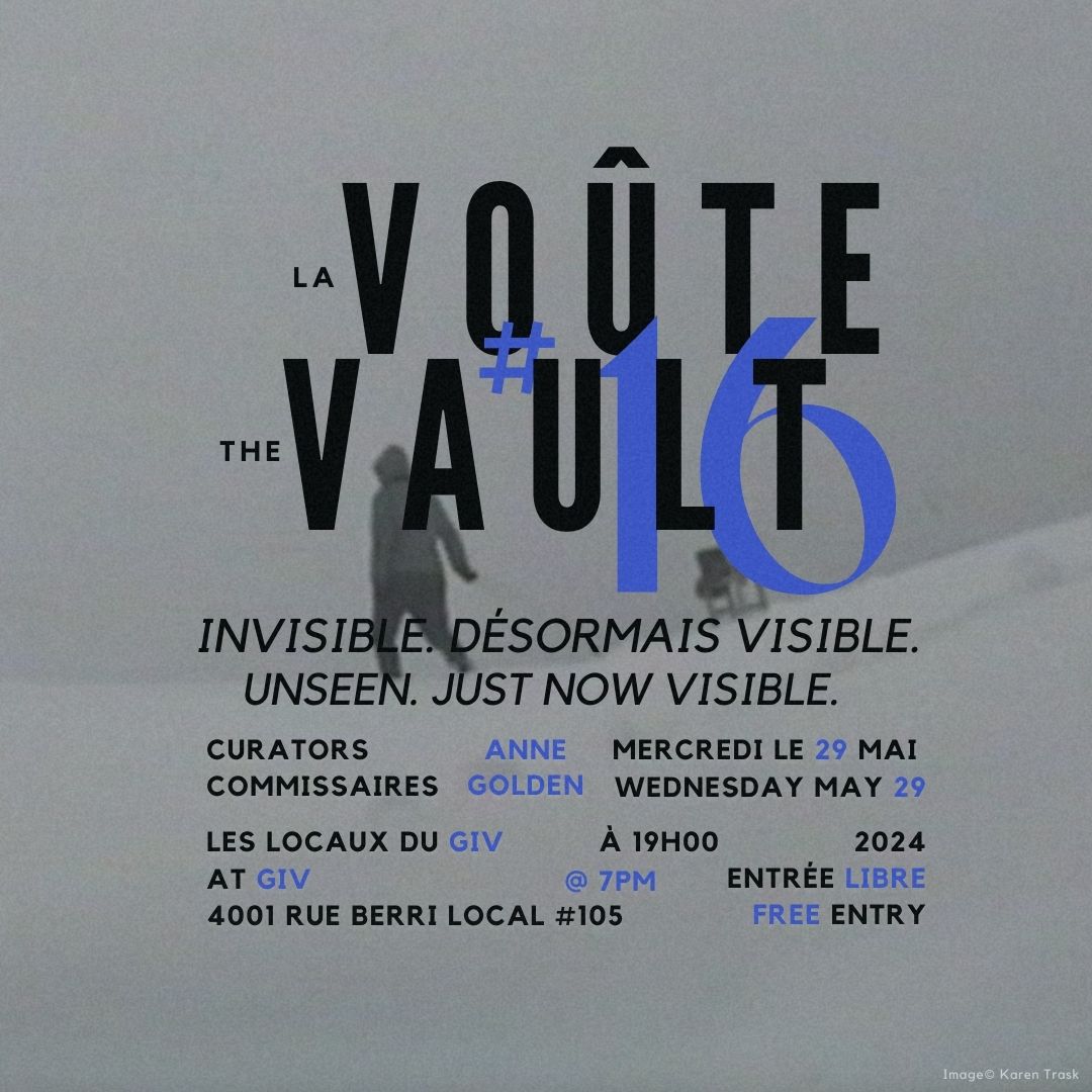 𝐋A V𝐎Û𝐓E | 𝐓H𝐄 𝐕A𝐔L𝐓 #16

𝙄𝙣𝙫𝙞𝙨𝙞𝙗𝙡𝙚. 𝘿𝙚́𝙨𝙤𝙧𝙢𝙖𝙞𝙨 𝙫𝙞𝙨𝙞𝙗𝙡𝙚.
𝙐𝙣𝙨𝙚𝙚𝙣. 𝙅𝙪𝙨𝙩 𝙉𝙤𝙬 𝙑𝙞𝙨𝙞𝙗𝙡𝙚.

ℂ𝕠𝕞𝕞𝕚𝕤𝕤𝕒𝕚𝕣𝕖 | ℂ𝕦𝕣𝕒𝕥𝕠𝕣: 𝔸𝕟𝕟𝕖 𝔾𝕠𝕝𝕕𝕖𝕟

Restez à l’affût! | Stay tuned! ☺︎