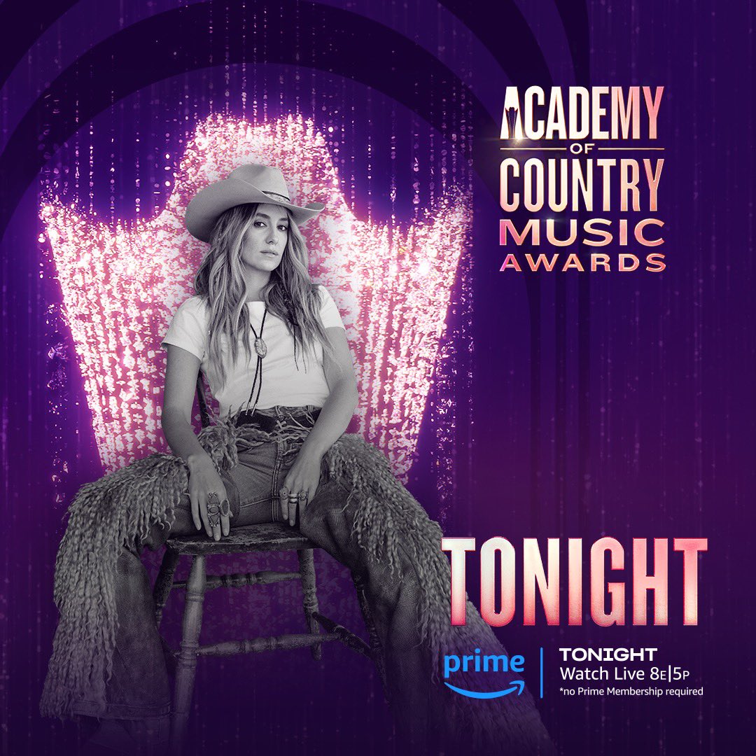 It’s gonna be a party y’all! Tune in to the #ACMawards TONIGHT on @PrimeVideo.