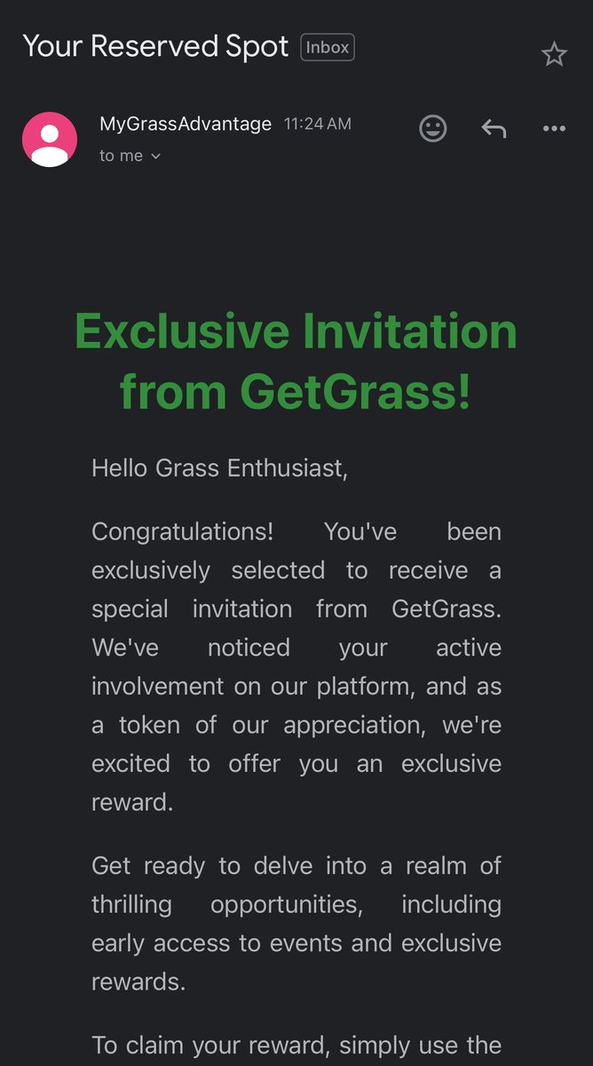 is anyone else getting random scam emails about @getgrass_io stuff?

i’ve had like 3 so far was there an email data leak or something?
