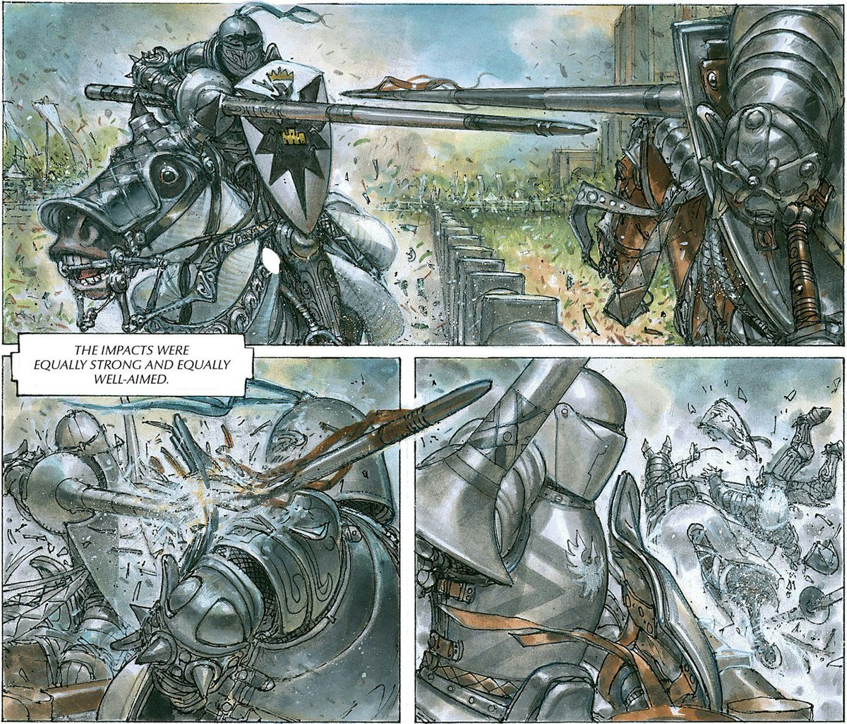 NimProd's tweet photo. From the creator of "Metabarons" (pub by @humanoidsinc) comes "I, Dragon".
Juan Giménez returns for this epic tale where a Besieged Castle faces a power struggle as a claimant from a lost royal line seeks the throne. pub by @alien_books  #beforePanels https://t.co/DXDhlO4JrP https://t.co/Swvm5AExmd