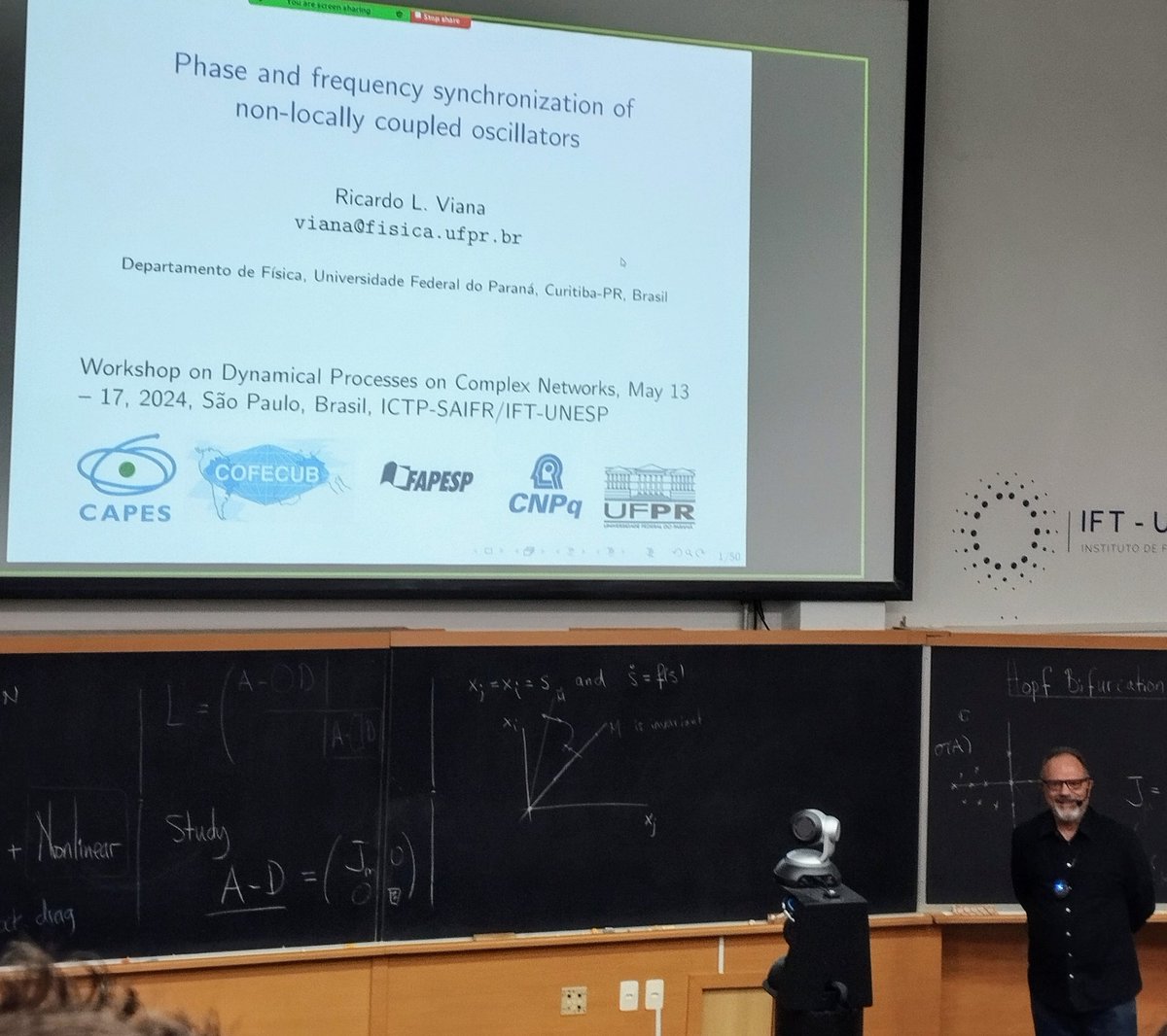 Kiarosz (@kiarosz) on Twitter photo Workshop on Dynamical Processes on Complex Networks
youtu.be/AjkQ6yzJSGI
Speaker: Ricardo Viana
14/05/2024
<a href="/105groupscience/">105 Group Science</a>
<a href="/ictpsaifr/">ICTP-SAIFR</a> Workshop on Dynamical Processes on Complex Networks
youtu.be/AjkQ6yzJSGI
Speaker: Ricardo Viana
14/05/2024
<a href="/105groupscience/">105 Group Science</a>
<a href="/ictpsaifr/">ICTP-SAIFR</a>