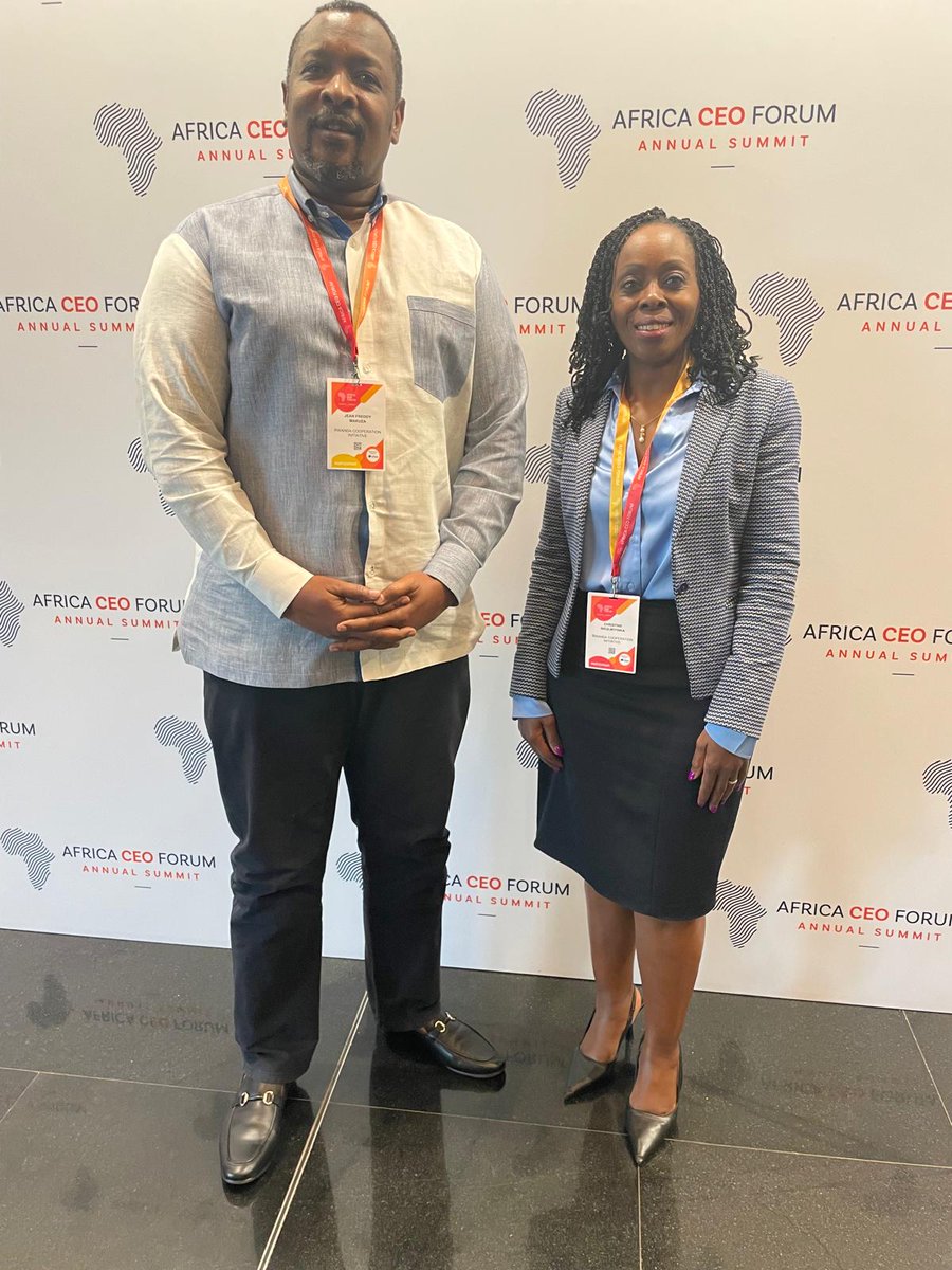 Our CEO Amb @CNkulikiyinka and CFO Freddy Makuza joined business leaders, investors & policy makers from around the world at the @africaceoforum  in Kigali, happening from 16-17May. An opportunity for networking and promoting #SouthSouthCooperation. #Rwanda #ACF2024