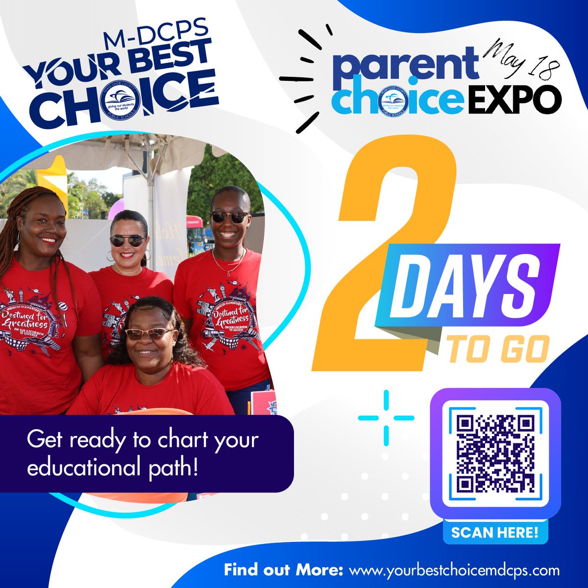 Get ready to chart your child’s educational path! The Parent Choice Expo is just two days away. Join us this Saturday at @MDCollege Kendall Campus to find the perfect fit for your future. Visit yourbestchoicemdcps.com for more information. #YourBestChoiceMDCPS
