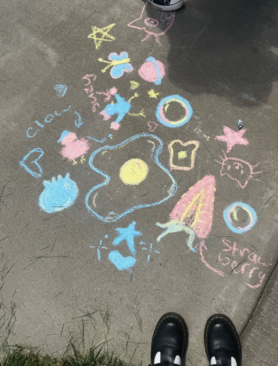 Lunchtime chalk again !