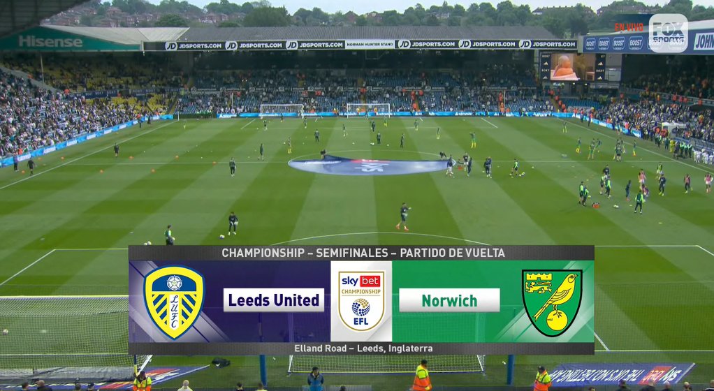 #EFLCHAMPIONSHIPxFoxSports | En minutos comienza el duelo entre Leeds vs. Norwich City en Elland Road. Viví el partido de la EFL en la pantalla de Fox Sports con los relatos de @matiascanillan y comentarios de @MartinaBaldiC 🙌