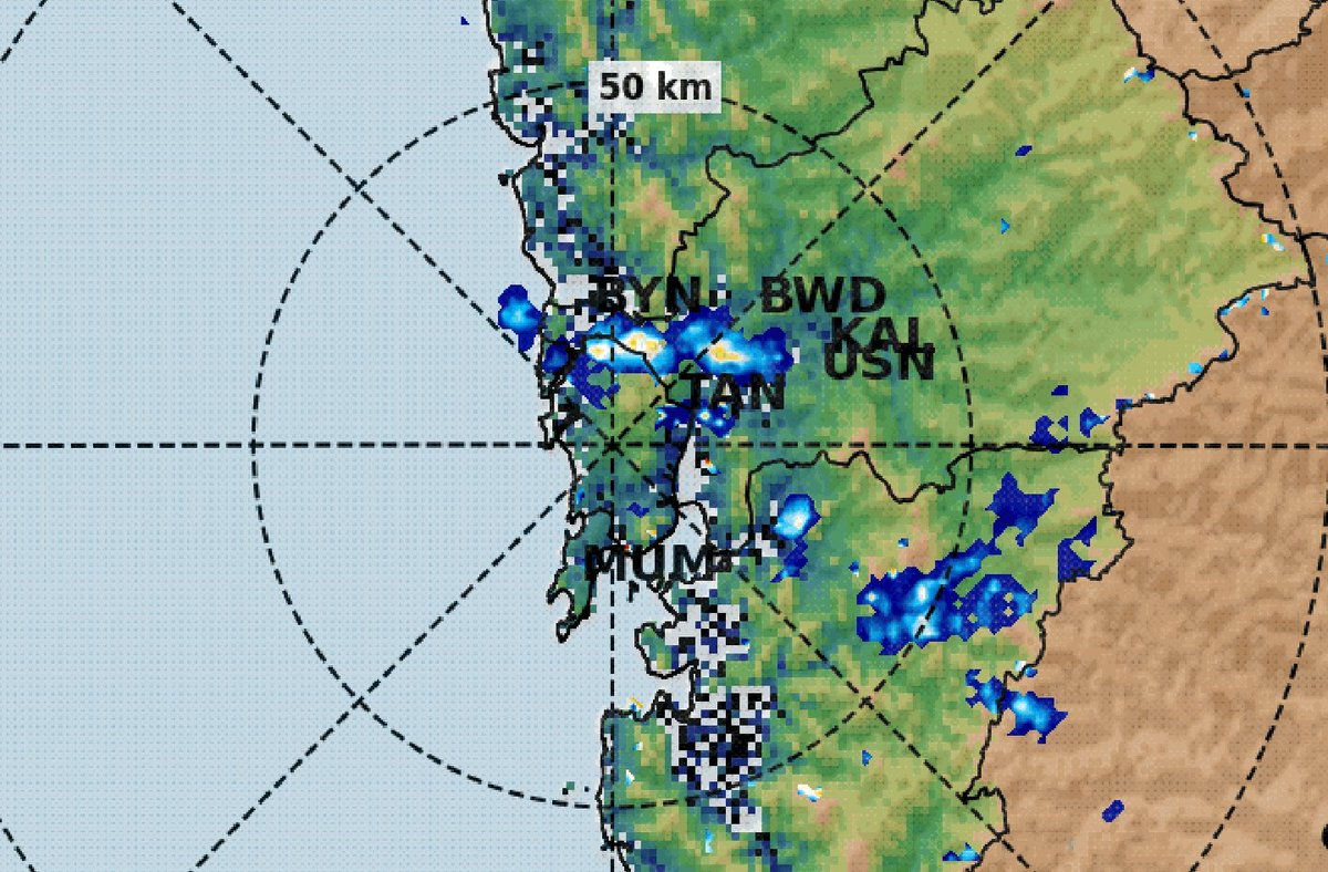 W suburbs, Dahisar & Mira #Bhyander that's been missing out on these #PreMonsoon activities over last couple days, it's your turn!

While nothing major like interiors, light #MumbaiRains likely for you now 🌧️

#Panvel also similar light shower.