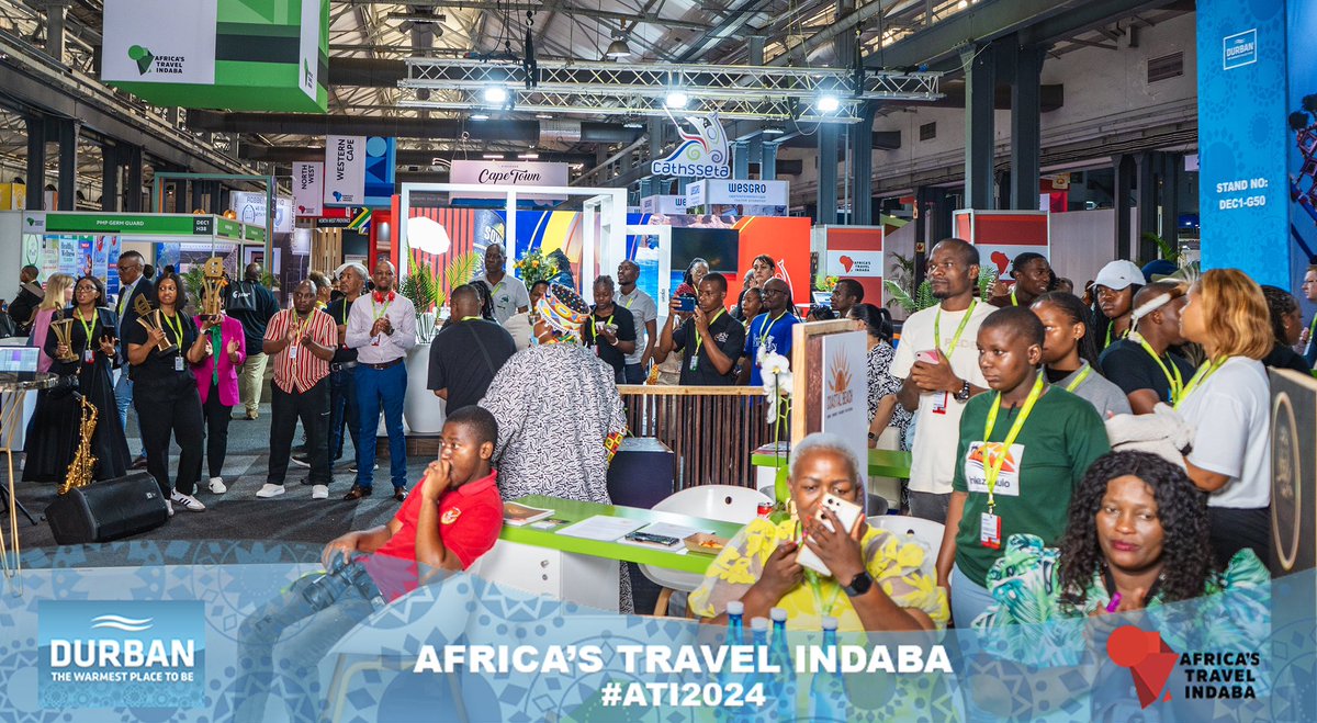 dbntourism's tweet photo. We closed off the #AfricasTravelIndaba with the official presentation of the 3rd annual Durban Tourism Business Awards set to take place 13 June 2024. 

The aim of these awards is to encouraging excellence, innovation and healthy competition within the local tourism sector. #DTBA https://t.co/1oYaw10qWZ