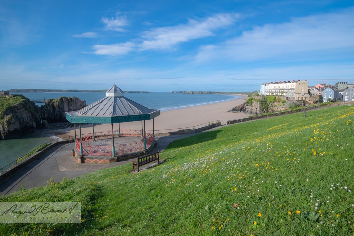 The well known Bandstand of Tenby