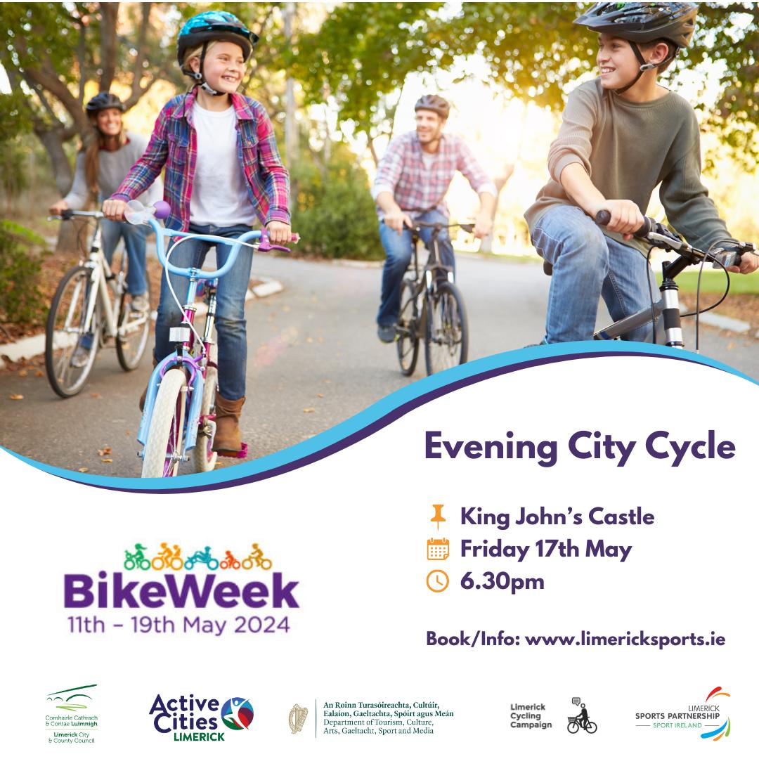 Limerick cycle campaign and Limerick ecargo bike campaign will both be there #ecargobike #betterbybike