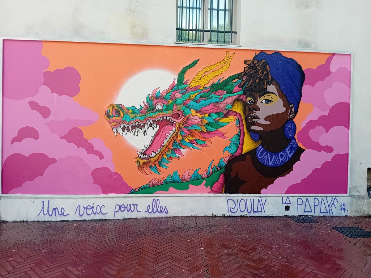 Fresques à Mouans-Sartoux #fresques #streetart #art #cannes #cannes2024 #arturbain #dessin