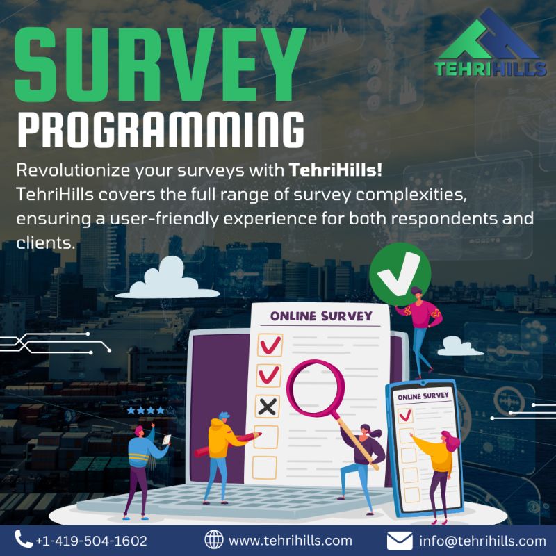 tehrihills's tweet image. Unlock precise data collection with TehriHills&apos; Survey Programming services! From detailed survey design to seamless execution, we elevate your market research. Contact us now! 📞

#SurveyProgramming #DataPrecision #TehriHillsConsulting ‍‍‍‍‍‍‍‍‍‍ #marketresearch #dataprotection