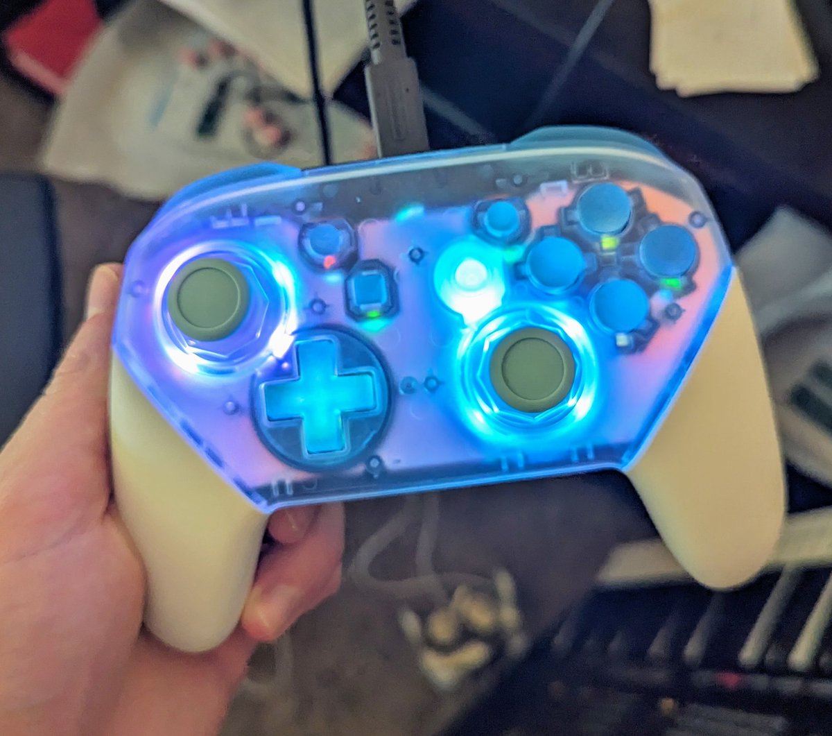 ___XEO___'s tweet image. Controller I made for @SwordWI&apos;s graduation/birthday