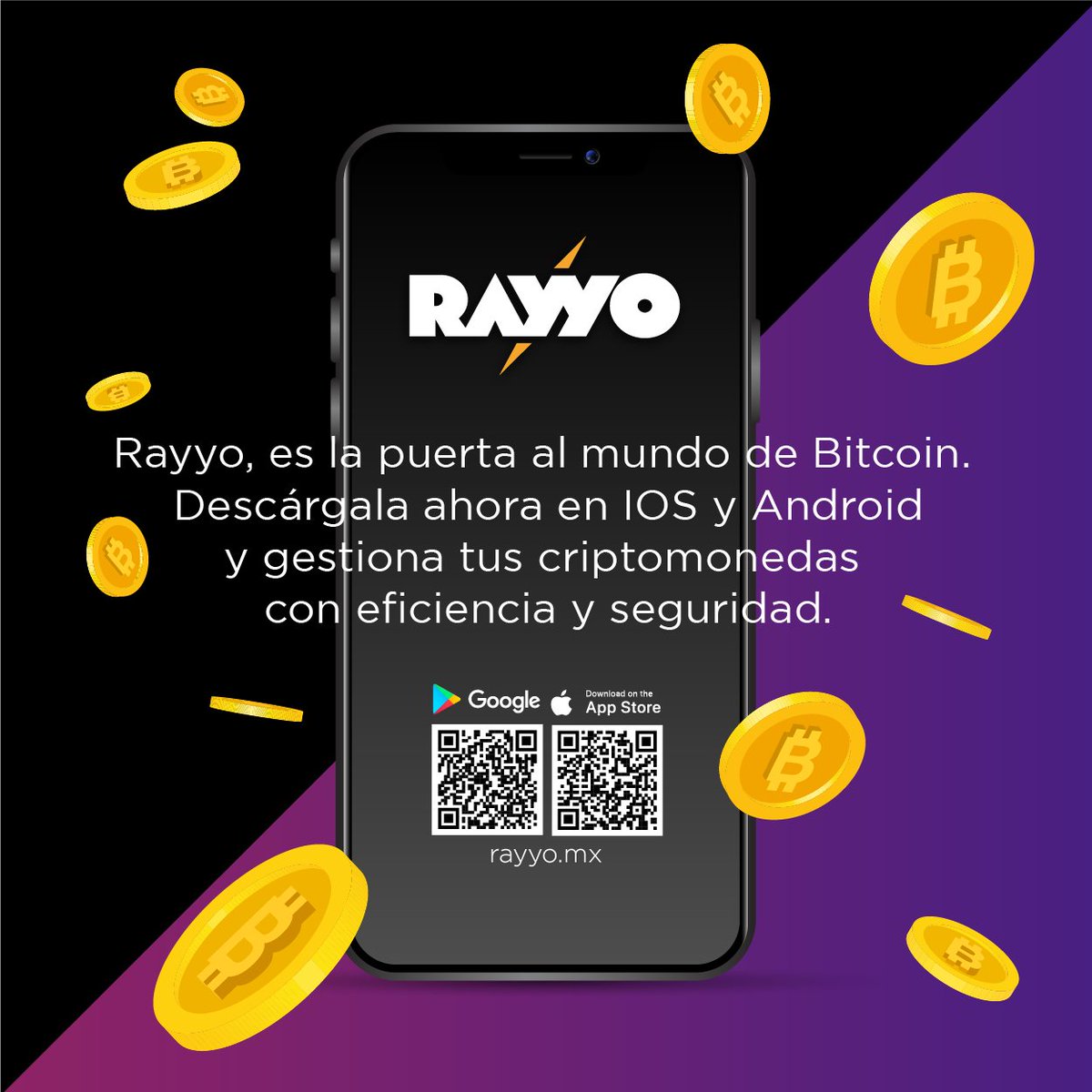 🚀 #RAYYO #Wallet es tu puerta al mundo de Bitcoin. Descárgala ahora en #IOS o #Android y gestiona tus criptomonedas con eficiencia y seguridad. ¡Compra #Bitcoin fácilmente con RAYYO y mantén tus activos a salvo!
.
.
#bitcoinapp #rayyoapp #androidapp #iosapp #android #iOS #crypto