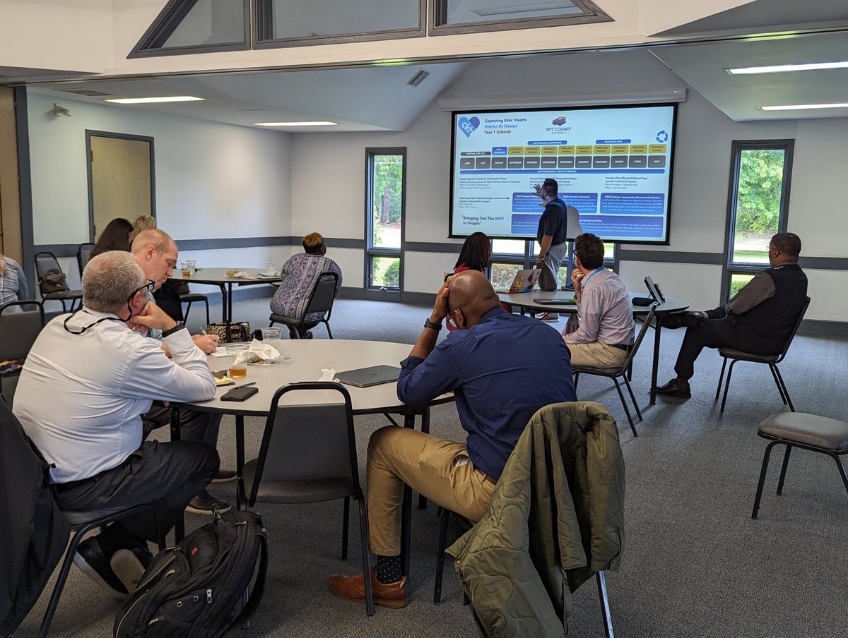 PBIS_PCS's tweet image. On Tuesday we gathered our Principals that are implementing (or will be soon) Capturing Kids Hearts for a roundtable discussion and planning.