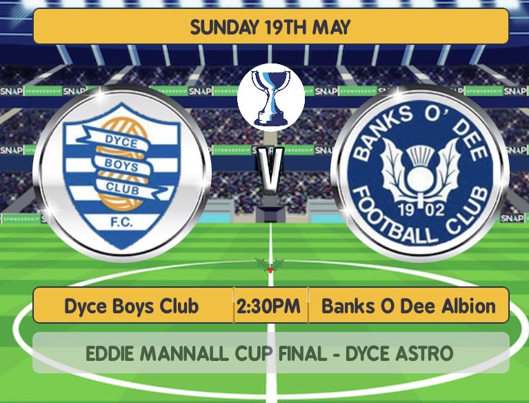 U14s Eddie Mannall Cup Final 🏆 
<a href="/DyceBC1980/">Dyce Boys Club</a> @banks_albion