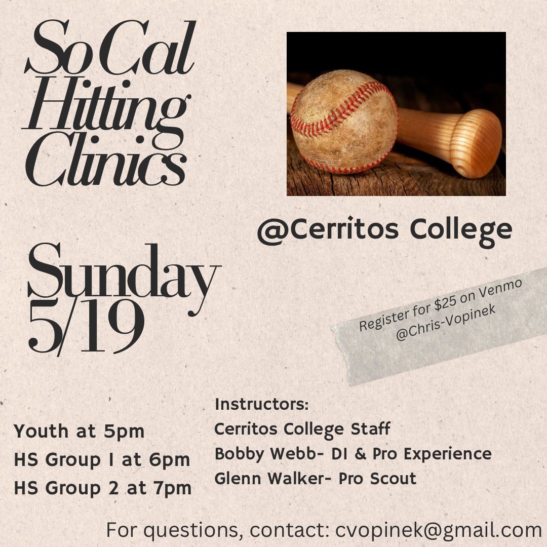 Final Spring Swing of 2024 Szn!
Register today at cbabulldogs.leagueapps.com/events/4242234…