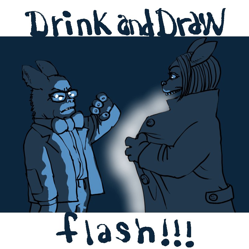 Hola Drink and Draw buddies! Tonight's first prompt! #goshBFDD