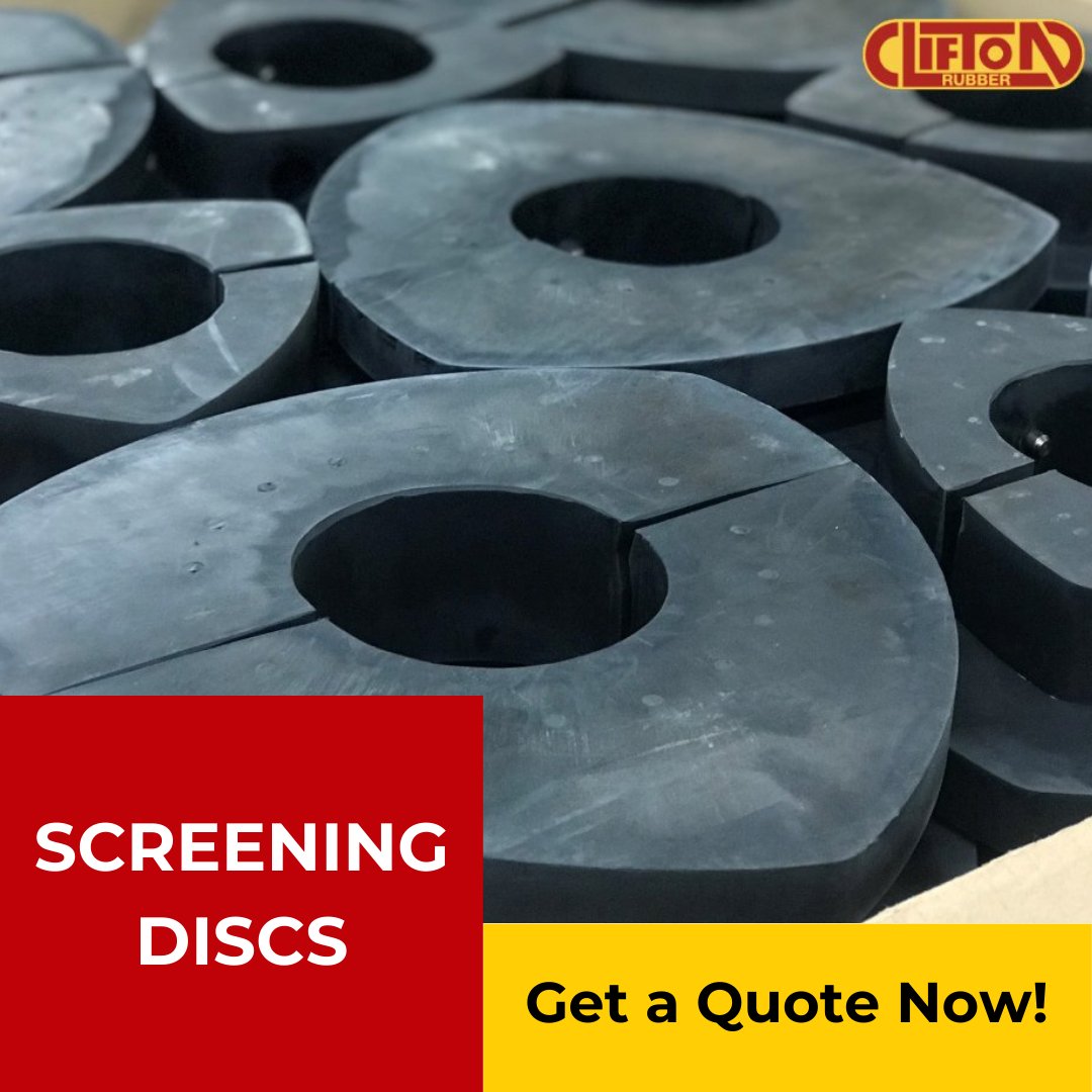 We have a good stock of Screening Discs – Split Screen BHS Type & CP Type Discs in different sizes. Get a quote: call 01480 49 61 61 or email sales@cliftonrubber.com cliftonrubber.com/shop/recycling… #recycling #polyurethane #rubber #madeinbritain