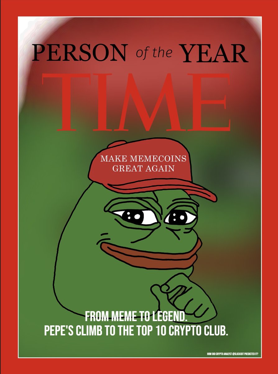 During this cycle peak, I can see either Saylor/Bukele on the Time magazine cover.

It should give us a margin of error of +/- 1 month.

Oh, and $PEPE will make the front page of several newspapers. Will make sure to buy a couple.

Will retweet when the time comes.