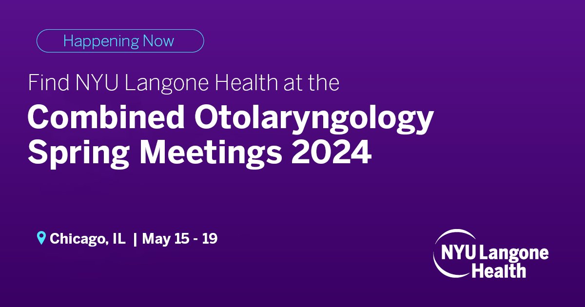 Join our faculty and researchers as they present on important issues in otolaryngology at #COSM2024. Read more about key sessions featuring our experts: bit.ly/3yu71D1