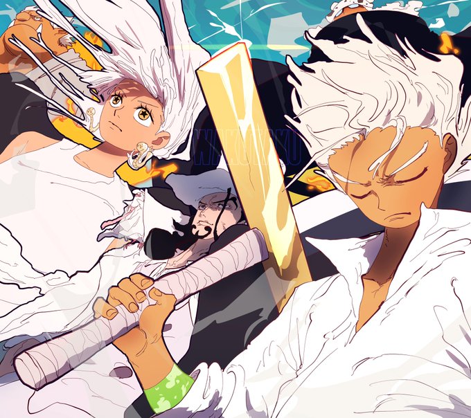 「2boys white hair」 illustration images(Latest)