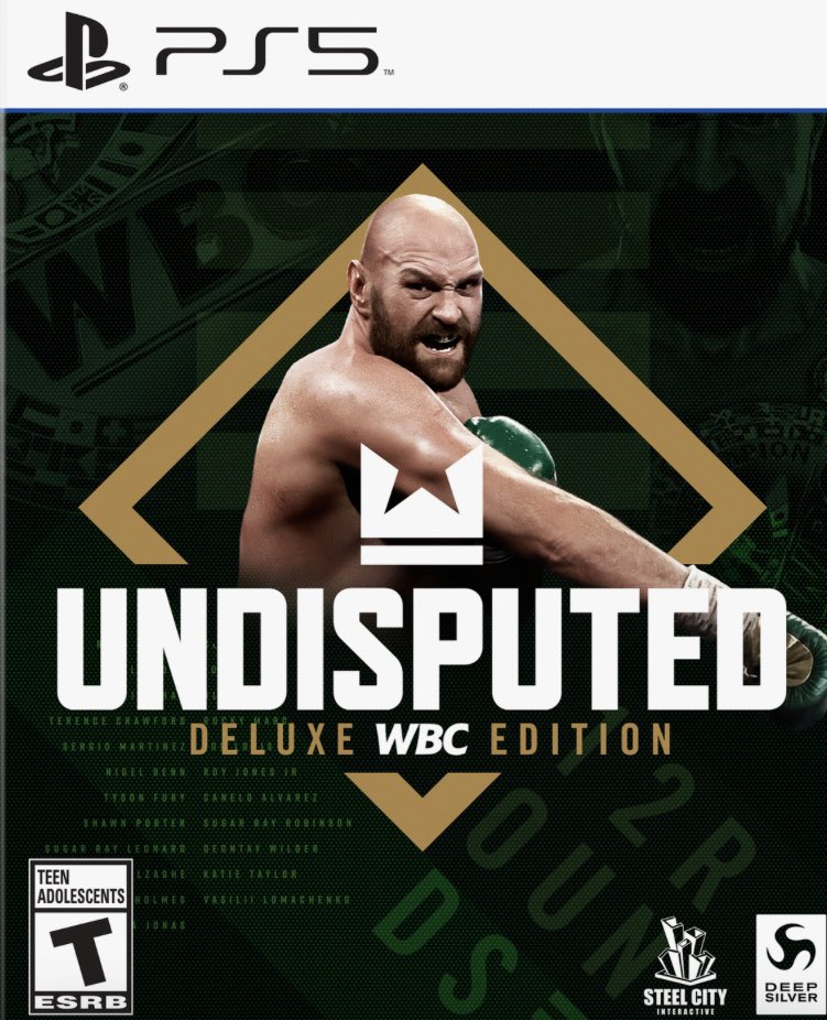 CombatESportsM's tweet photo. Official Game Covers For Undisputed https://t.co/58zBuqXhZZ