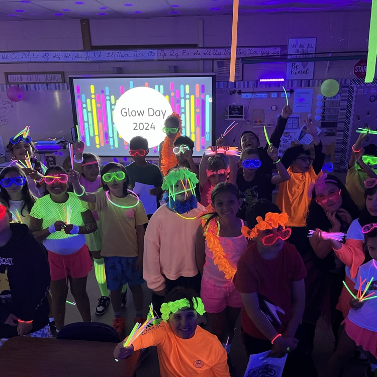 Glow Day Fun with Ms. Gherardi. Math Fun for all.  #wearebethpage